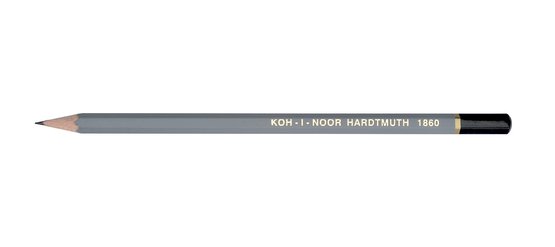 Карандаш чернографитный Koh-I-Noor "1860" 4B, заточен.