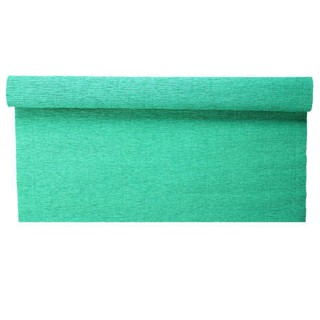 Цветная бумага креповая Attomex, рулон 50х250 мм 140г/м , ярко-зеленая