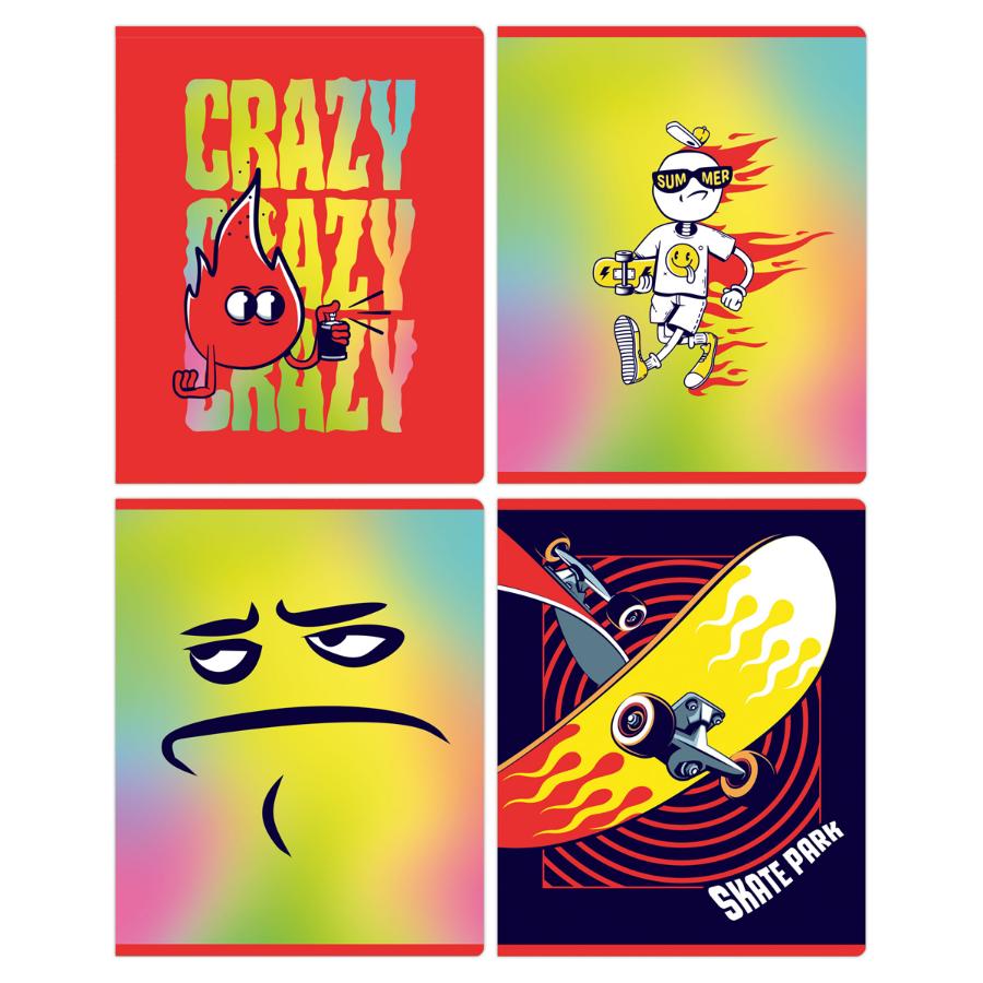 Тетрадь 48 л Crazy