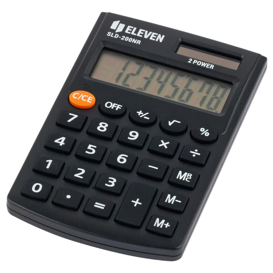 Калькулятор "Eleven SLD-200NR" 8 разрядный, карманный