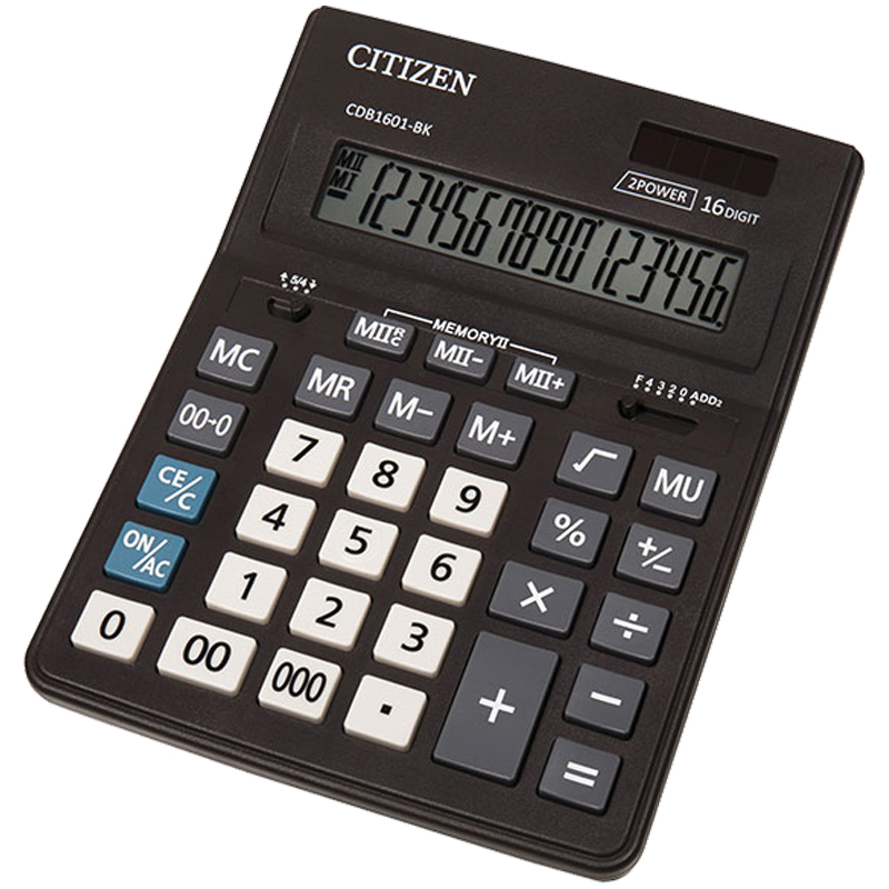 Калькулятор "Citizen Correct/Business Line" 16 разрядный, настольный