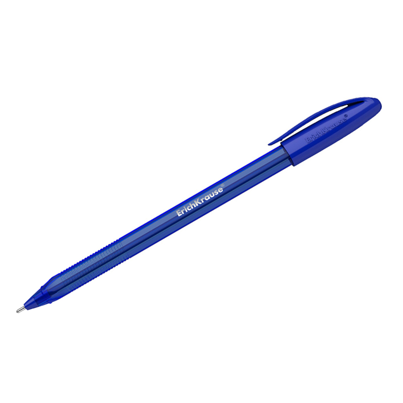 Ручка шариковая E.Krause "Ultra Glide Technology Original Stick U-108" 1 мм, синяя, трехгранная