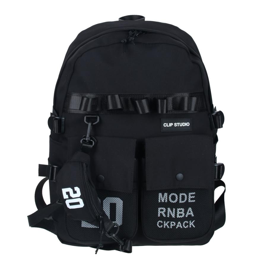 Рюкзак "Mode" 44х31,5х14 см + поясная сумка, черный