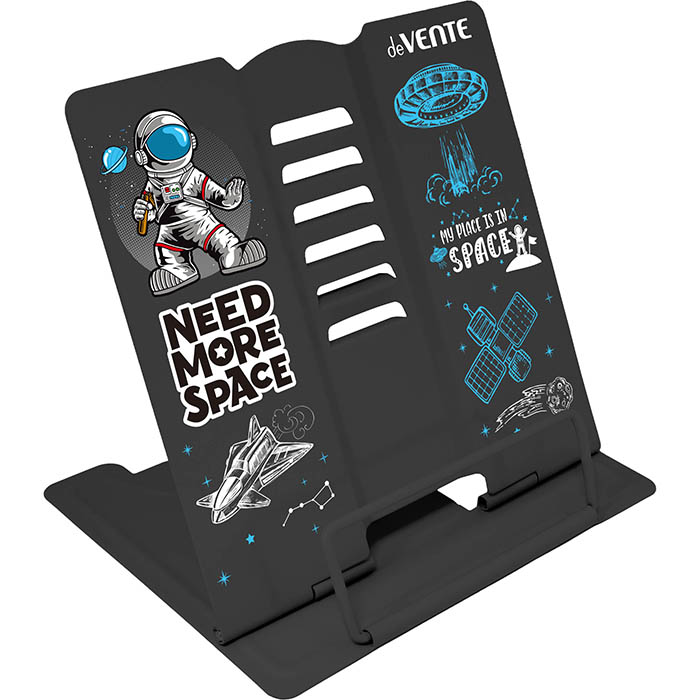 Подставка для книг deVENTE "Need More Space", металлическая, черная, 15,4x15,2 см