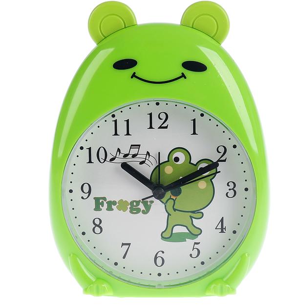 Часы-будильник "Зеленая Лягушка", 12 х 16 см