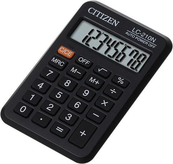 Калькулятор "Citizen"  8 разрядный, карманный