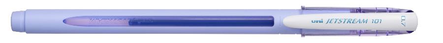 Ручка шариковая UNI "Jetstream" 0,7 мм синяя, корпус лавандовый