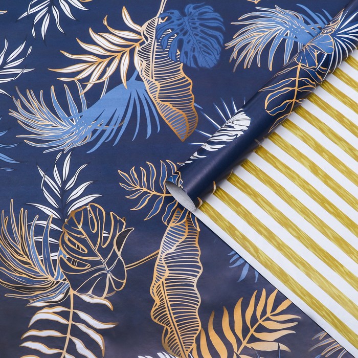 Бумага упаковочная 70х100 см "Тропики" 