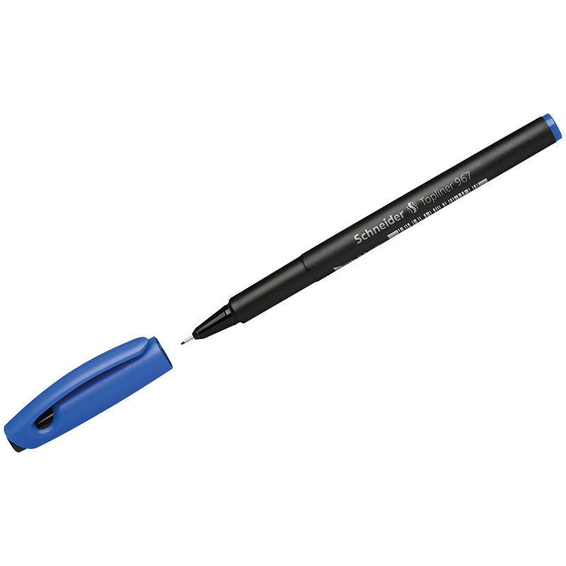 Ручка капиллярная Schneider "Topliner 967" 0,4 мм, синяя