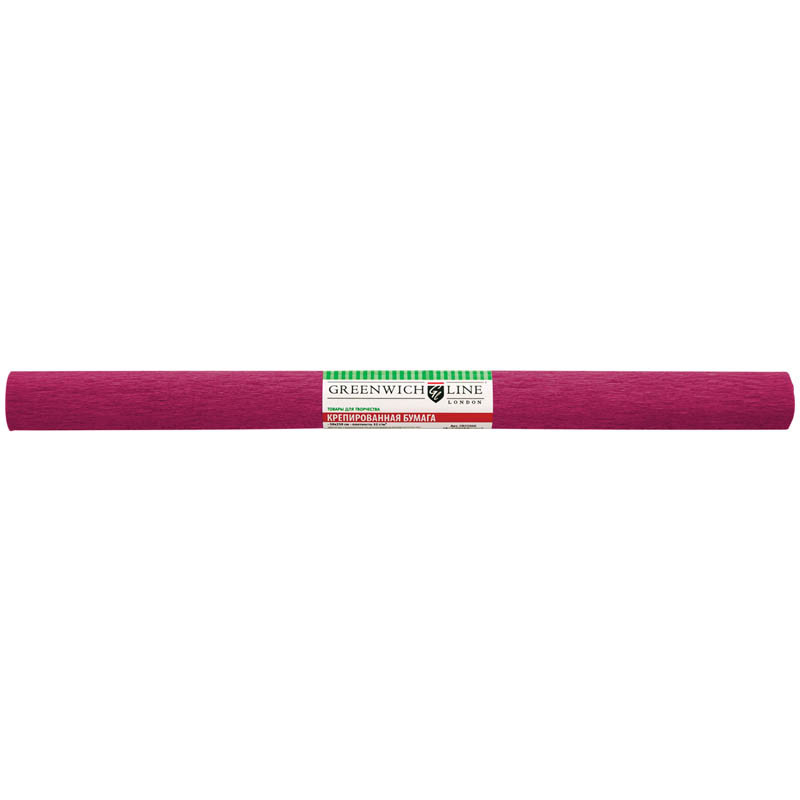 Цветная бумага креповая Greenwich Line, 50х250см, 32г/м2, бордо