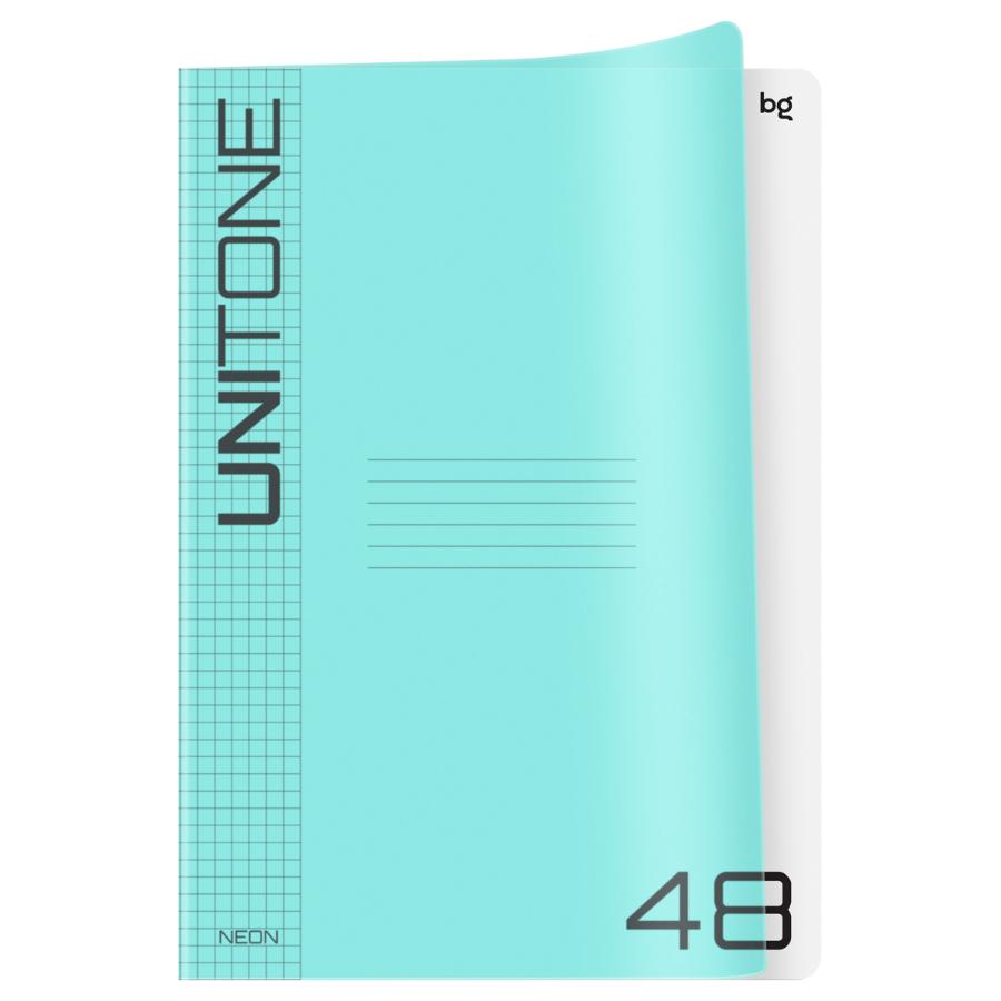 Тетрадь А4  48 л  UniTone. Neon. пластиковая обложка