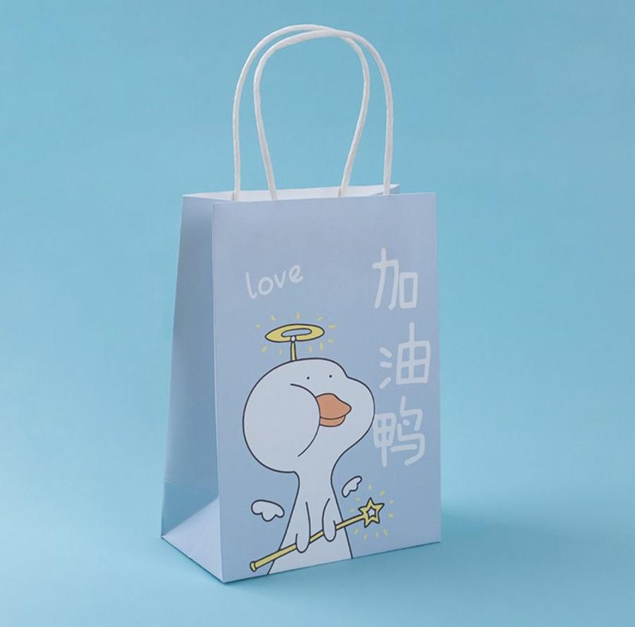 Пакет подарочный 21x15x10 см "Duck" love