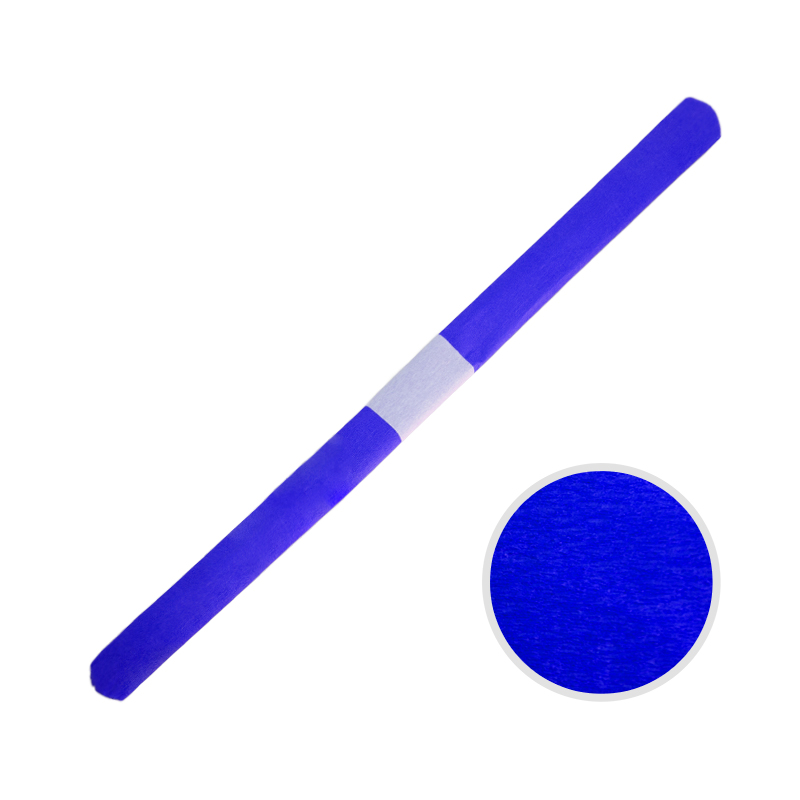 Цветная бумага креповая ОФИСКЛАСС, рулон 50х250 мм 32г/м № 80-39, синяя