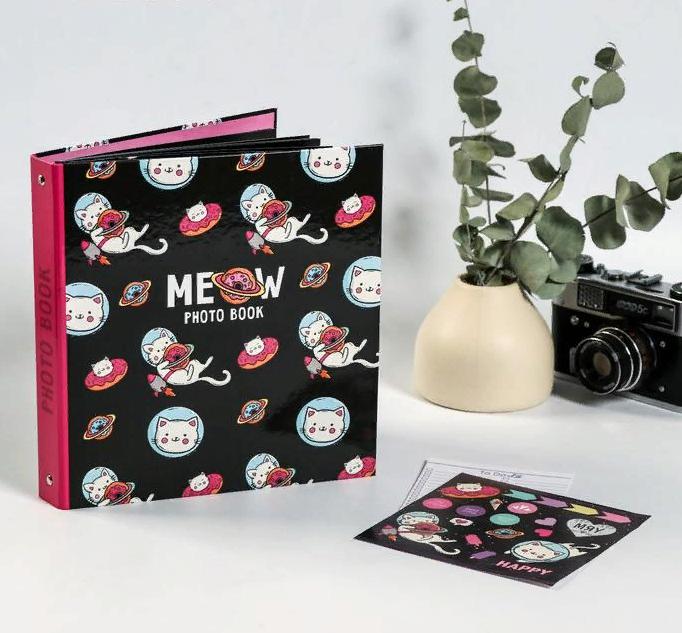 Фотоальбом для творчества "Meow photo book", 20 листов