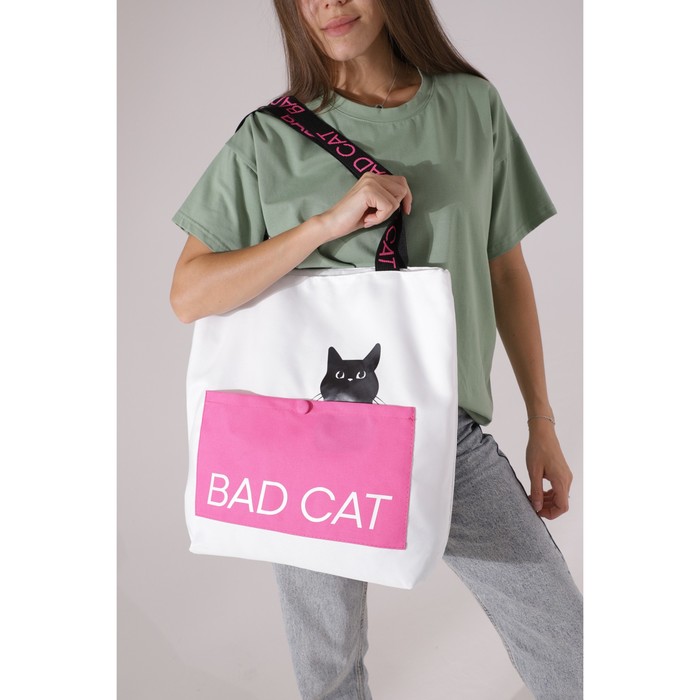 Сумка шоппер "Bad cat"