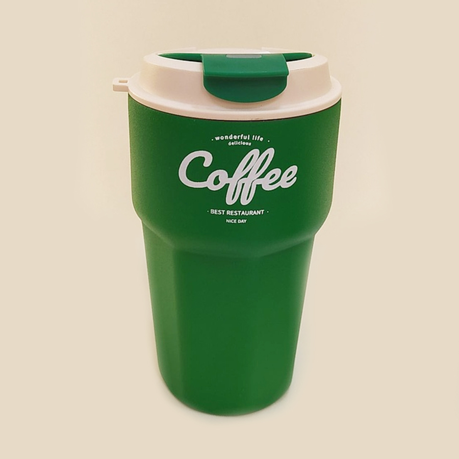 Термостакан "Coffee" 420 мл, зеленый