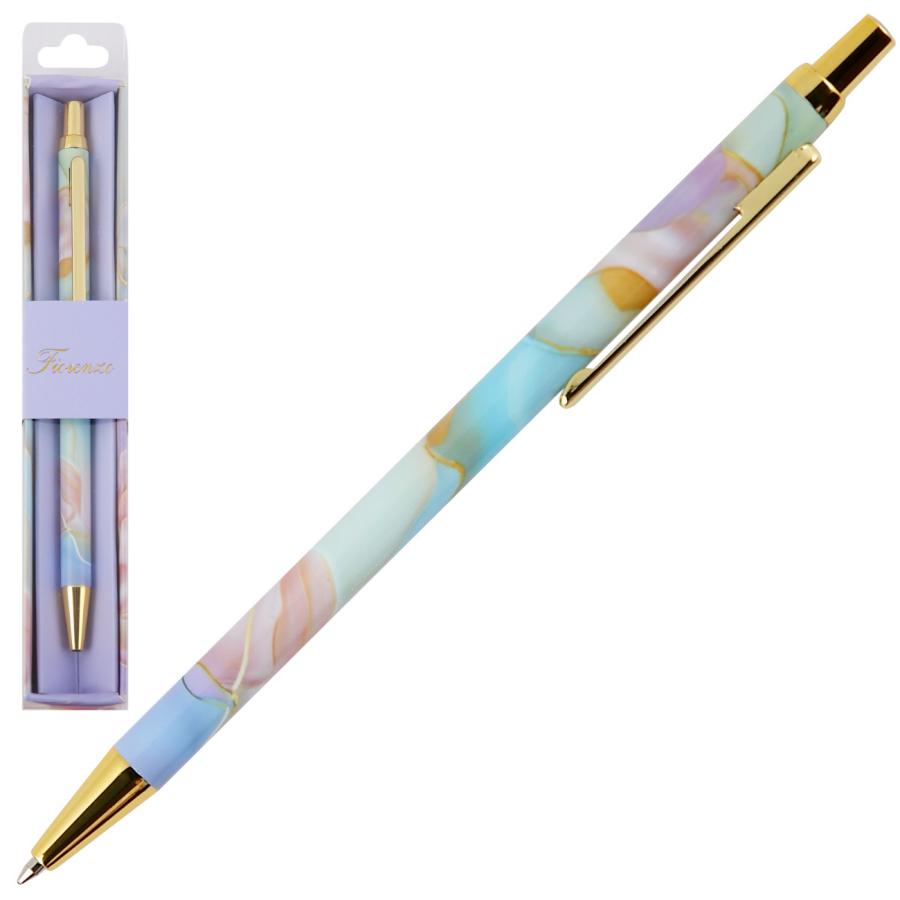 Ручка шариковая подарочная FIORENZO "Пастельный флюид" автоматическая