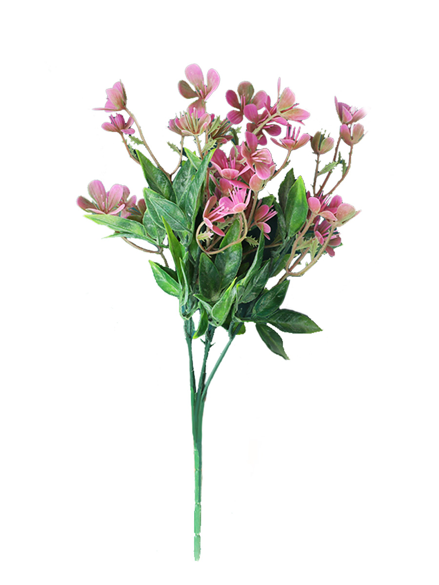Букет искусственных цветов "Розовый" из полиэтилена, 29,5х10х10 см