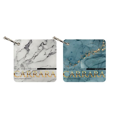 Блокнот 90х90 110 л, SMART JOURNAL"CARRARA" на кольце