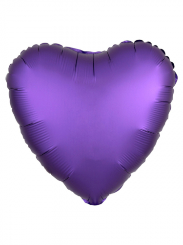 Шар из фольги "Сердце. Пурпурный Мистик"