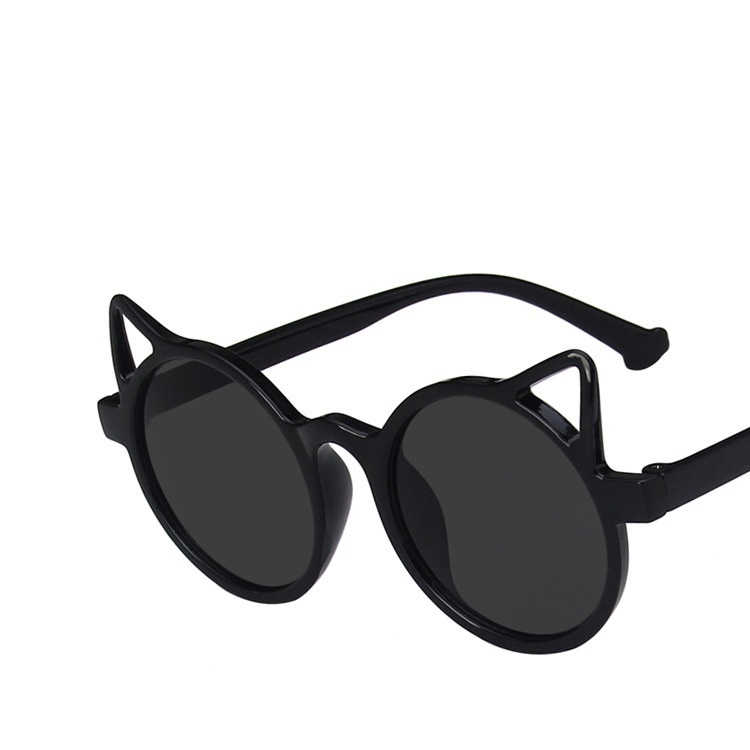 Солнцезащитные очки "Cat" black, с чехлом