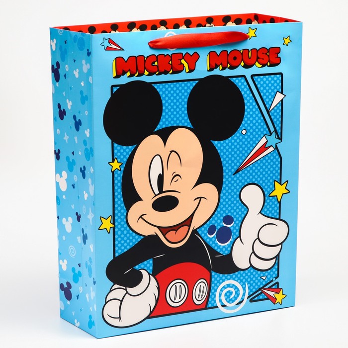 Пакет подарочный 31х40х11,5 см "Mickey Mouse. Микки Маус"