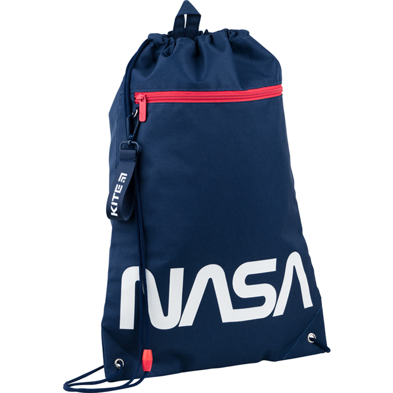 Сумка для обуви Kite "Education NASA" с карманом, синяя