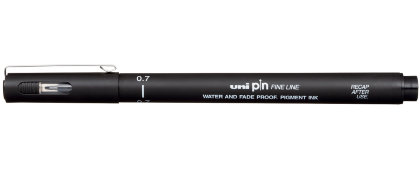 Линер UNI Pin черный, 0,7 мм
