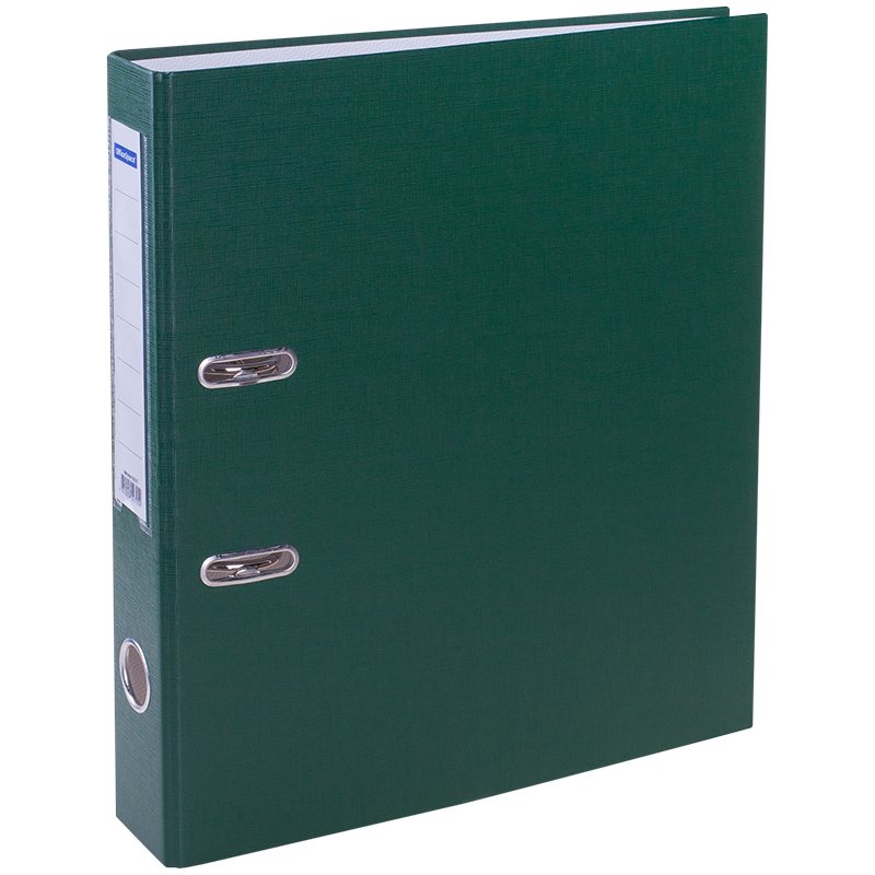 Папка-регистратор Office Space ПВХ, 50 мм, зелёная