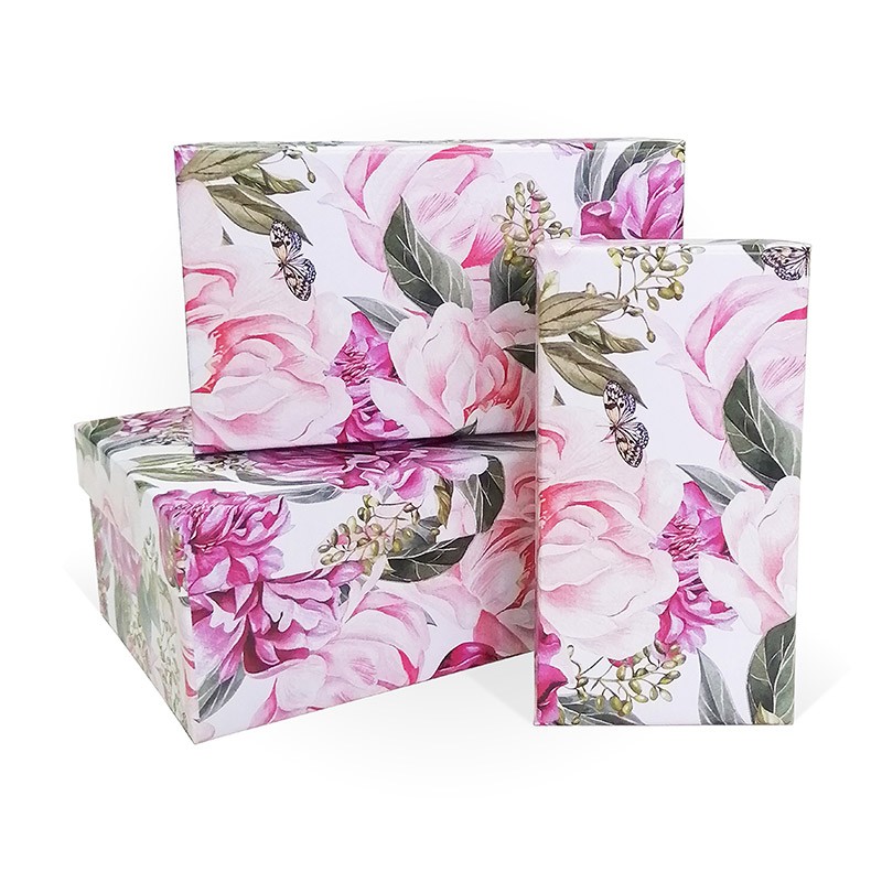 Подарочная коробка "Пион" 12 х 6,5 х 4 см, (3)