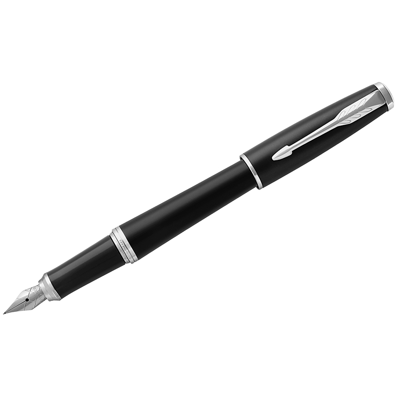 Ручка перьевая Parker "Urban" Matte Black СT отделка хром