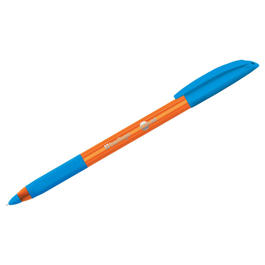 Ручка шариковая Berlingo "Skyline" 0,7 мм, синяя, игольчатый стержень