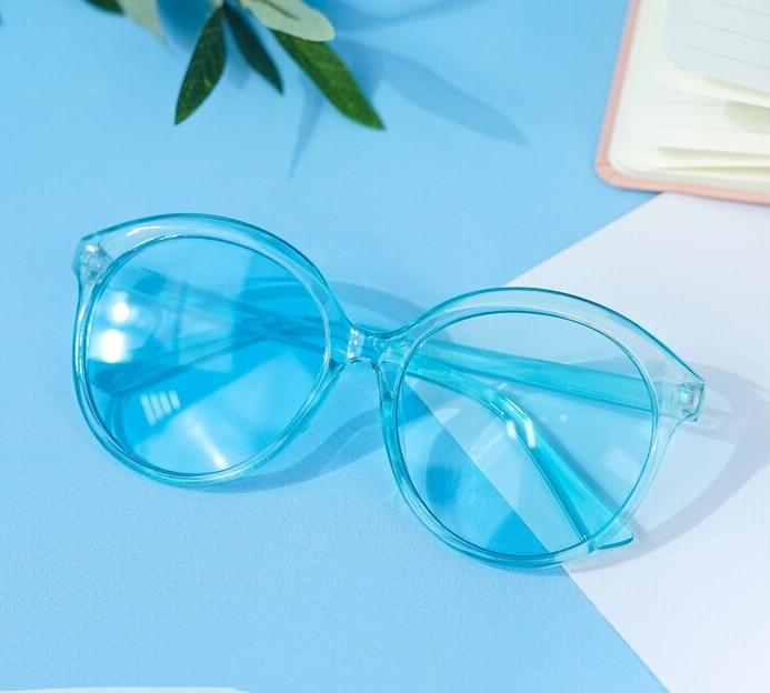 Солнцезащитные очки "Color" blue, с чехлом