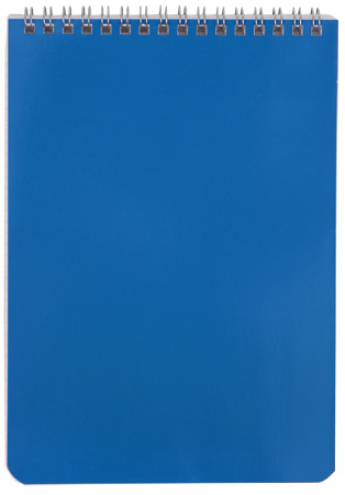 Блокнот А5 60 л. гребень, синий, клетка