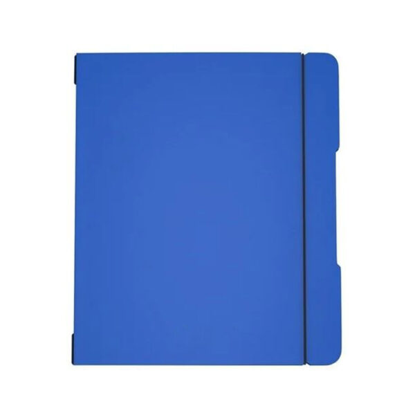 Тетрадь 96 л DoubleBook. Синий, с 2 сменными блоками, обложка на резинке съемная, пластик