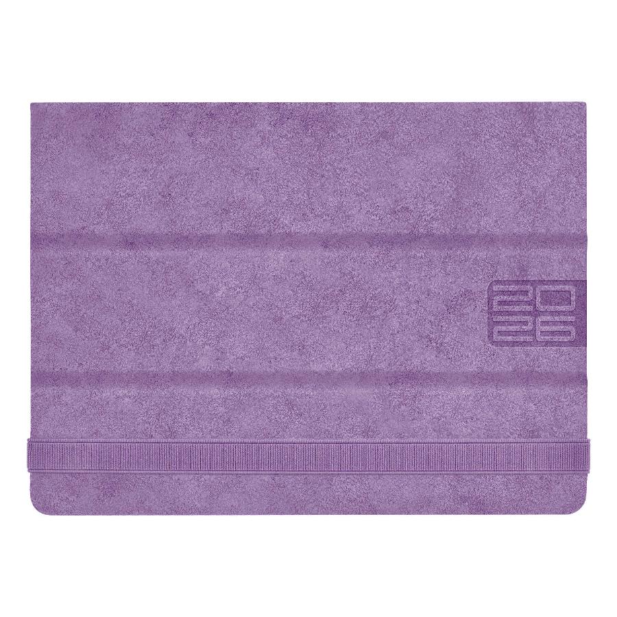 Планинг 250x190 мм 56 л.2026г, ESCALADA, Вачетто Глосс сиреневый 