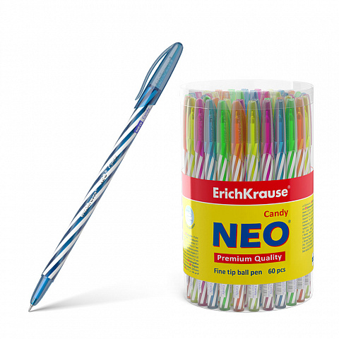 Ручка шариковая E.Krause "Neo Candy" 0,7 мм, синяя