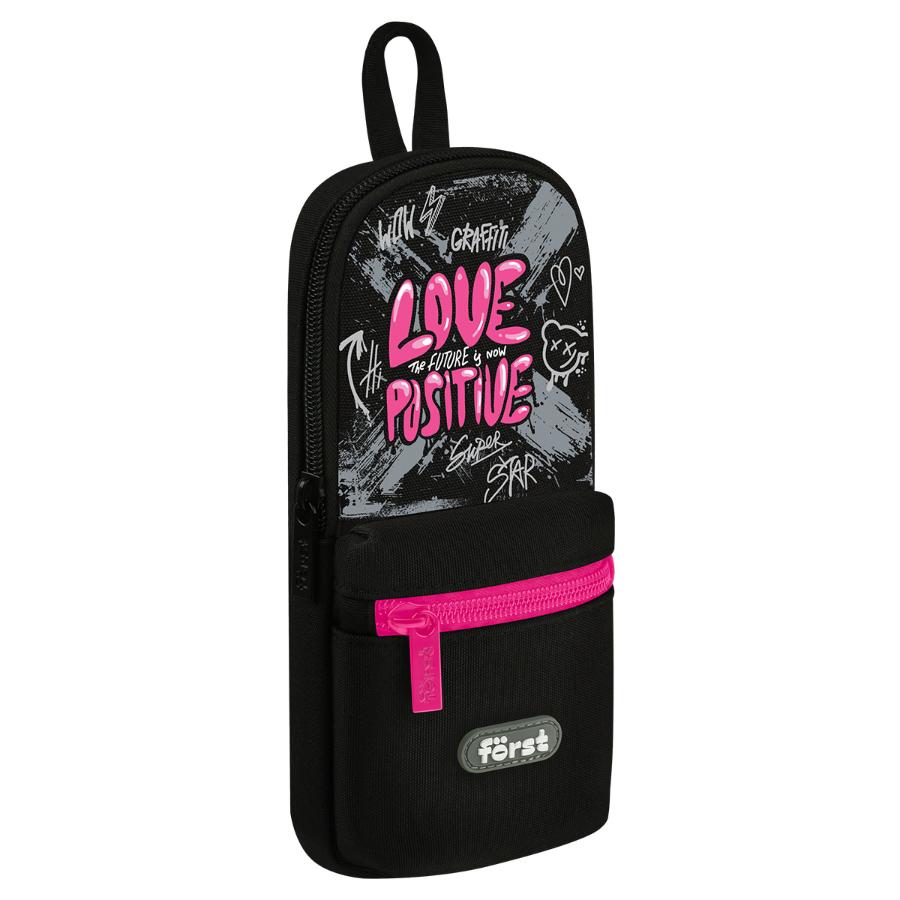 Пенал-косметичка "Love positive" 21х9х4 см