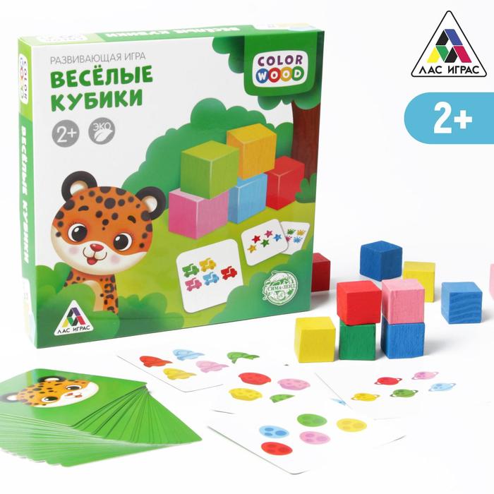 Развивающая игра "Веселые кубики"