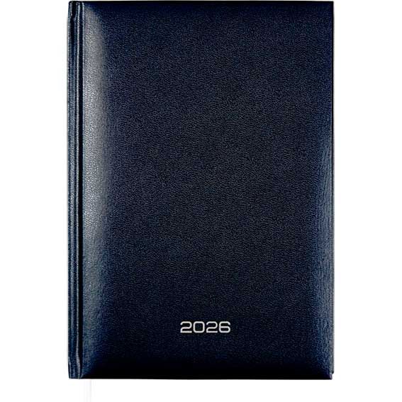 Ежедневник А5 168 л. 2026г. "Attomex. Orion", бумвинил тиснение фольгой. т.-синий