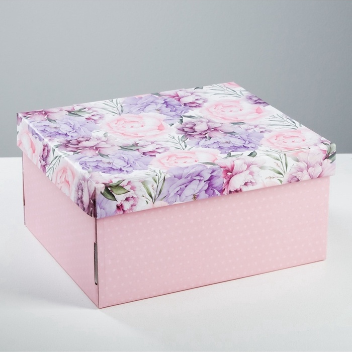 Коробка складная «Цветочная сказка», 31 × 25,5 × 16 см