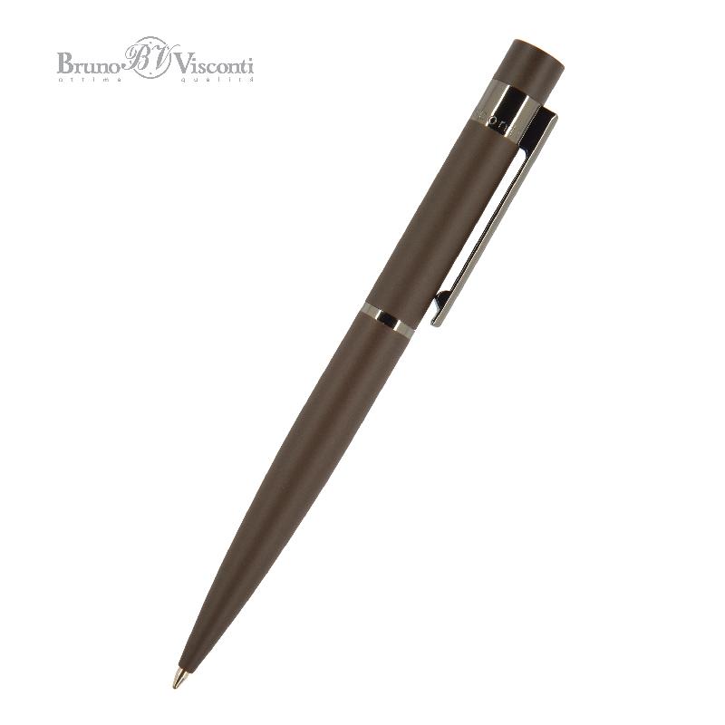Ручка шариковая автоматическая Bruno Visconti "VERONA" 1,0 мм коричневый корпус