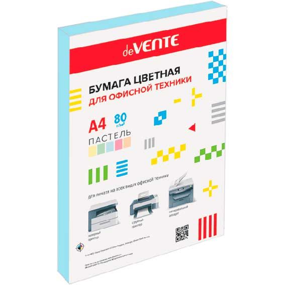 Бумага deVENTE Pastel A4  80гр/м. 20л, голубой