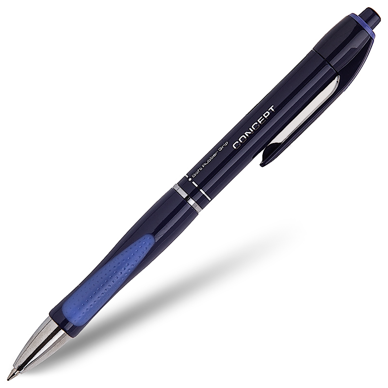 Ручка шариковая автоматическая Erich Krause "MEGAPOLIS" 0,7 мм, синяя