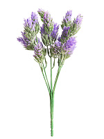 Ветка искусственных цветов "Фиолетовый хмель" из полиэтилена, 26х10х10 см
