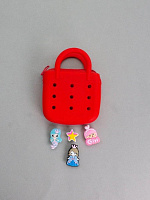 Брелок-сумочка с джиббитсами "Cool bag", red