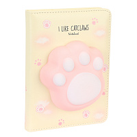 Записная книжка А6 128л Catclaws, сквиш