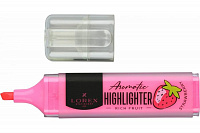 Текстовыделитель RICH FRUIT, ароматизированный, 1-3,5 мм, розовый