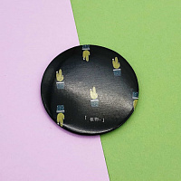 Зеркало косметическое "Cactus", black