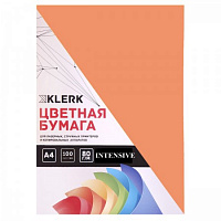 Бумага KLERK A4  80гр/м. 100л ИНТЕНСИВ оранжевый